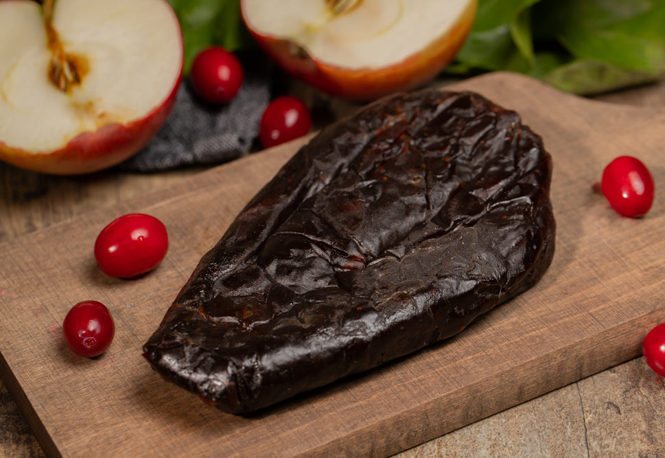 Brandintas obuolių sūris su Spanguolėmis