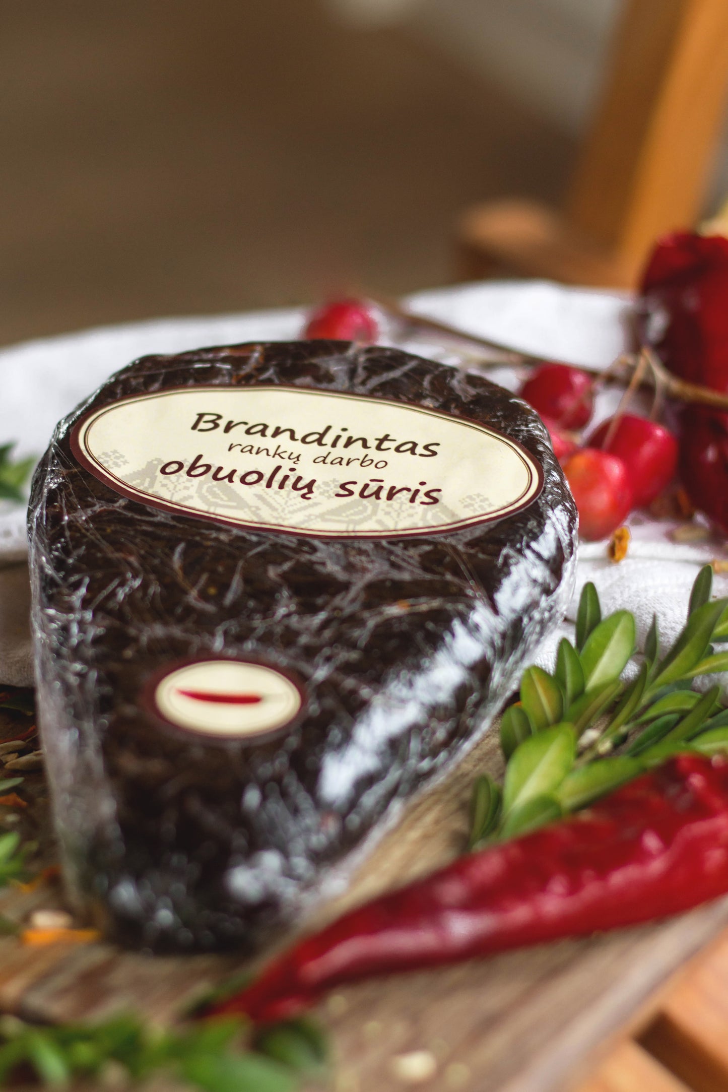 Brandintas obuolių sūris su Piri Piri aitriąja paprika-Brandintas