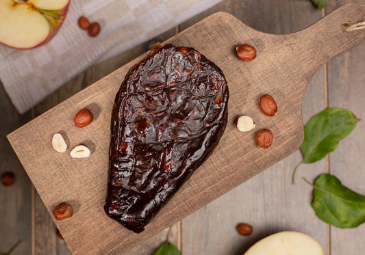 Brandintas obuolių sūris su Lazdyno riešutais